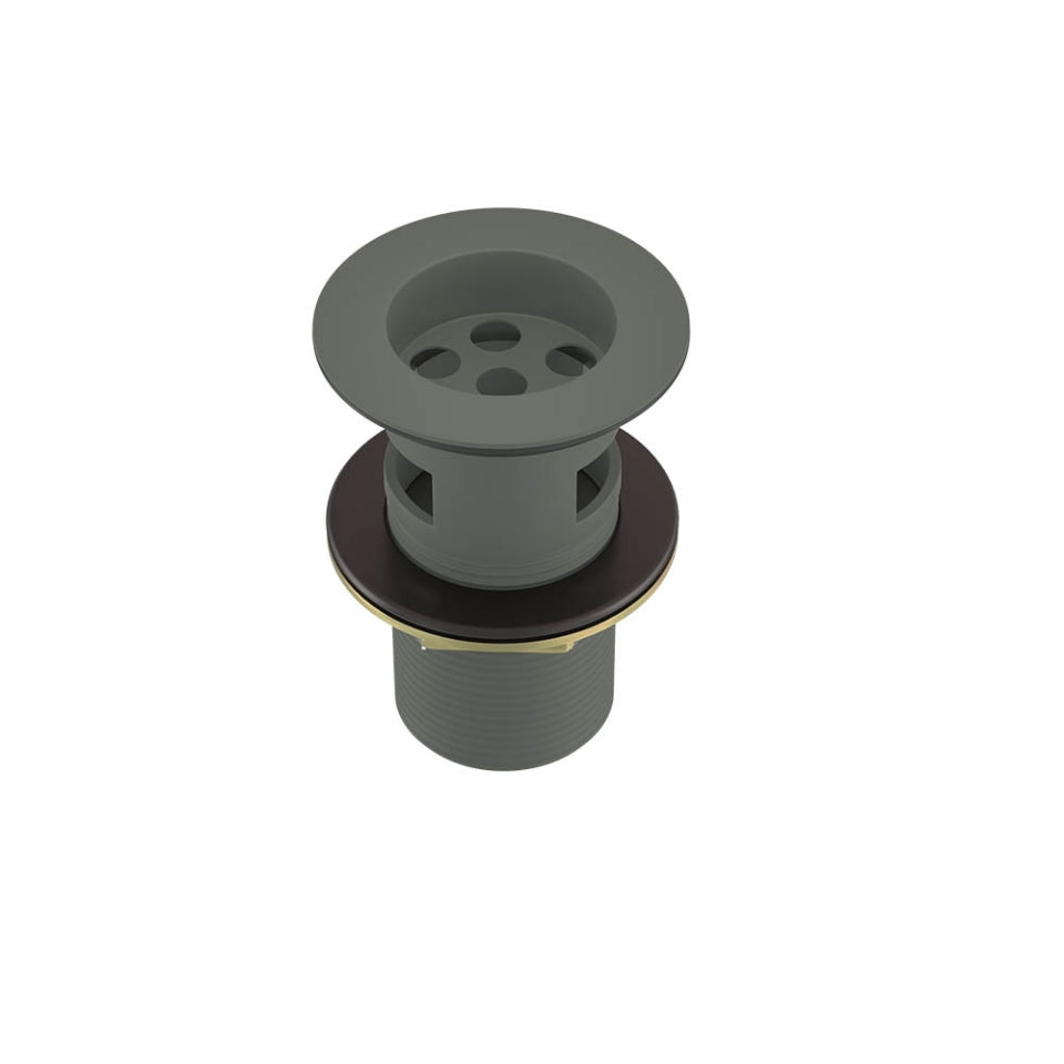 WASTE COUPLING HALF THREAD - JAQUAR FAUCETS - ( GRAPHITE - ALLIED - 0x32 mm - 0inchX1.28inch )