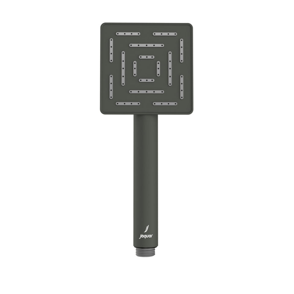 MAZE HAND SHOWER 90X90MM SQUARE - JAQUAR FAUCETS - ( GRAPHITE - HAND SHOWER - 0x15 mm - 0inchX0.5inch )