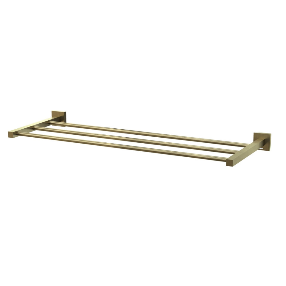 TOWEL RACK WITHOUT LOWER HANG - JAQUAR FAUCETS - ( ANTIQUE BRONZE - KUBIX PRIME - 0x600 mm - 24inchX0inch )