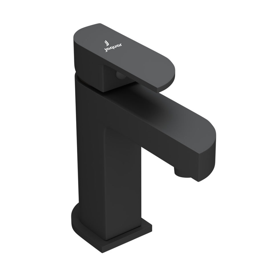 S.L. BASIN MIXER WITH BRAIDED PIPES - JAQUAR FAUCETS - ( BLACK MATT - ALIVE - 0x15 mm - 0inchX0.5inch )