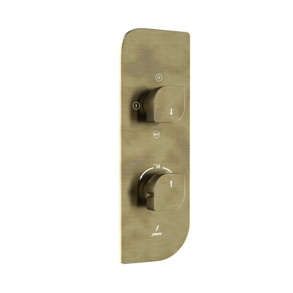 AQUAMAX EXPOSED PART KIT OF THERMOSTATIC SHOWER MIXER WITH 3-WAY DIVERTER & SLEEVE (COMPATIBLE WITH ALD-683N) - JAQUAR FAUCETS - ( ABR - ALIVE - 0x20 mm - 0inchX0.75inch )