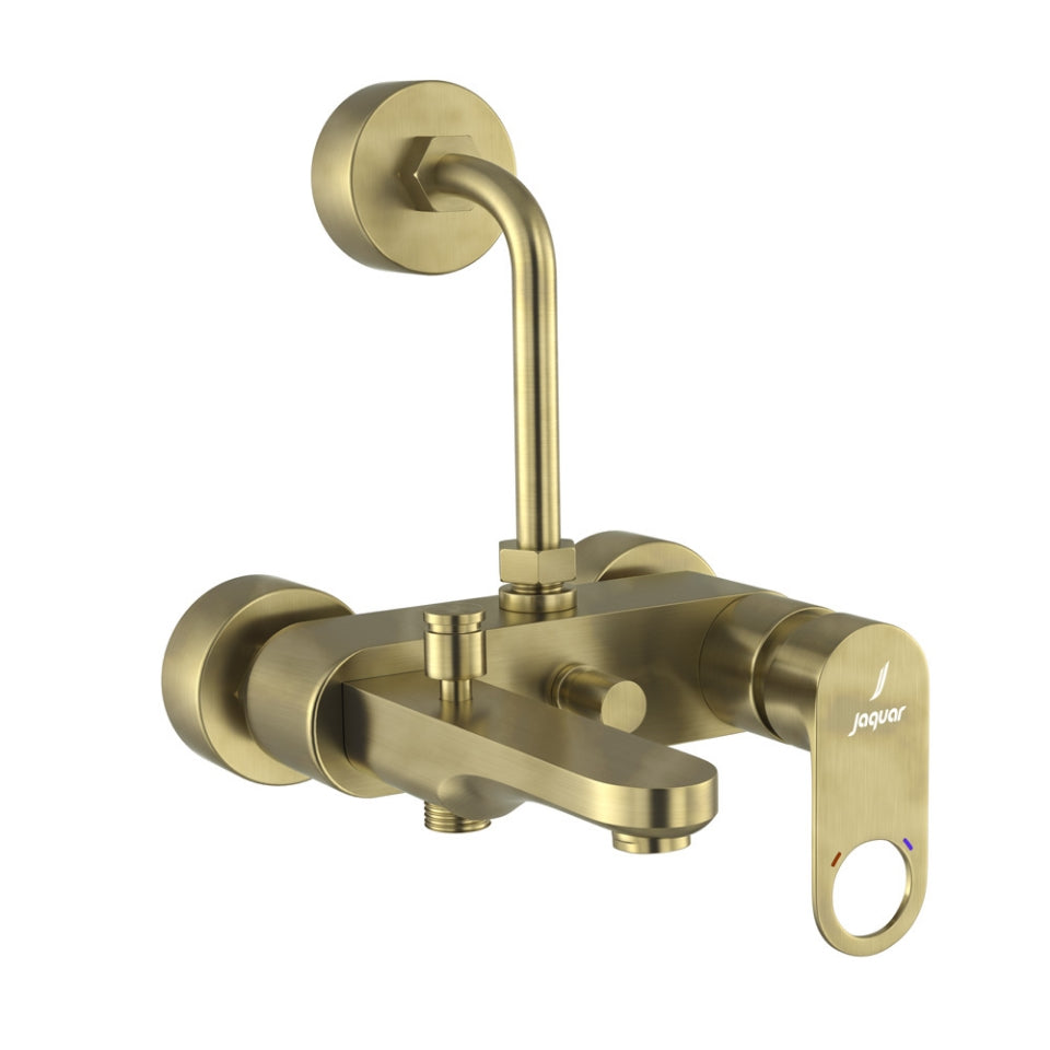 SINGLE LEVER WALL MIXER 3-IN-1 SYSTEM - JAQUAR FAUCETS - ( ANTIQUE BRONZE - ORNAMIX PRIME - 0x0 mm - 0inchX0inch )