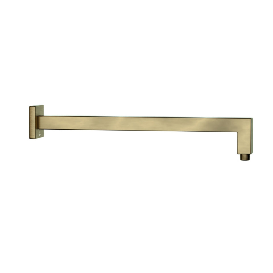 SHOWER ARM SQUARE W/FLANGE - JAQUAR FAUCETS - ( ANTIQUE BRONZE - SHOWER ACC. - 15x600 mm - 0.5inchX24inch )