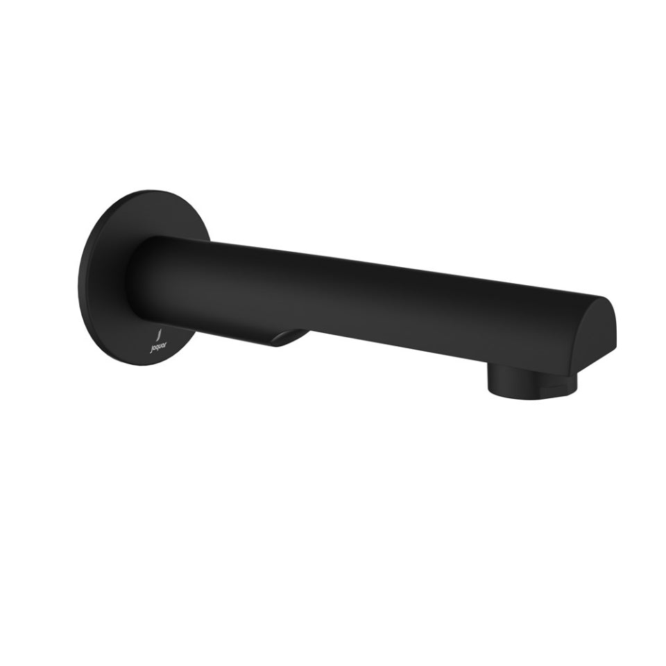 BATHTUB SPOUT WITH WALL FLANGE - JAQUAR FAUCETS - ( BLACK MATT - FLORENTINE PRIME - 0x15 mm - 0inchX0.5inch )