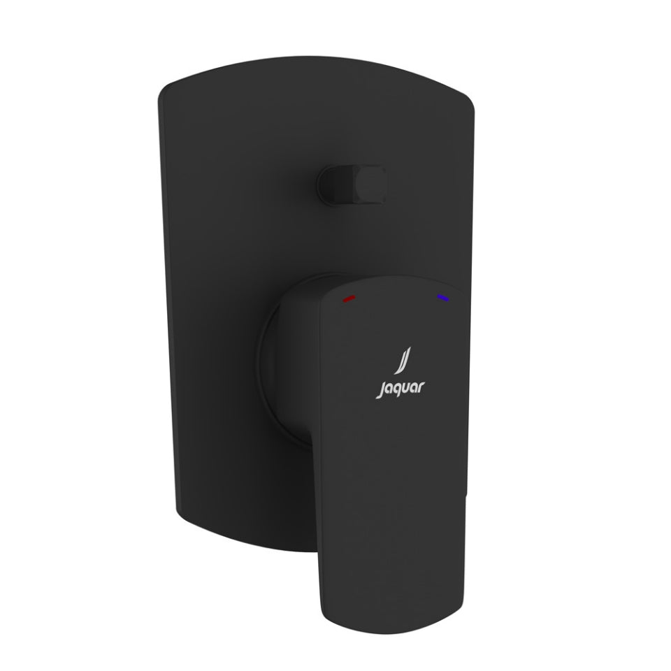 SINGLE LEVER EXPOSED PARTS KIT OF HI-FLO - JAQUAR FAUCETS - ( BLACK MATT - KUBIX PRIME - 0x15 mm - 0inchX0.5inch )