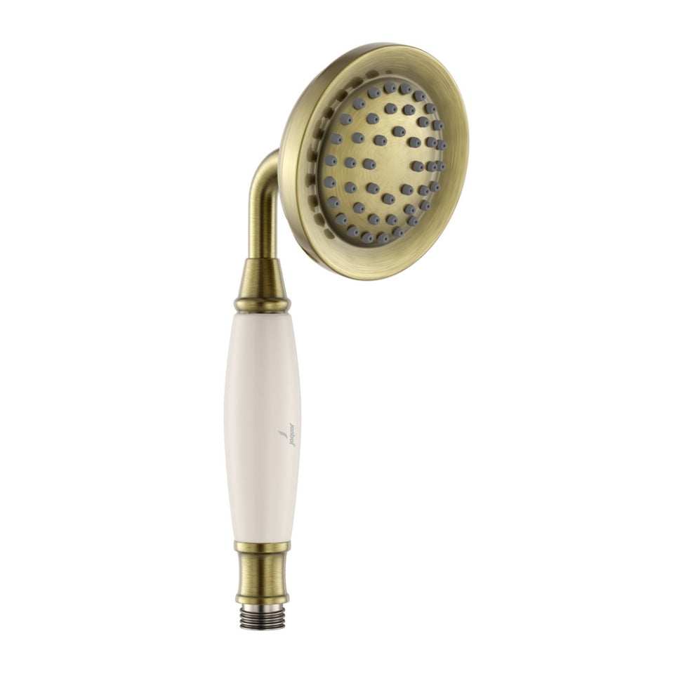 SINGLE FLOW VICTORIAN HAND SHOWER HEAD ROUND (BELL TYPE)- JAQUAR FAUCETS - ( ANTIQUE BRONZE - HAND SHOWER - 0x15 mm - 0inchX0.5inch )