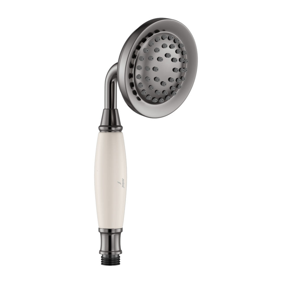 VICTORIAN HAND SHOWER ROUND - JAQUAR FAUCETS - ( BLACK CHROME - HAND SHOWER - 0x15 mm - 0inchX0.5inch )