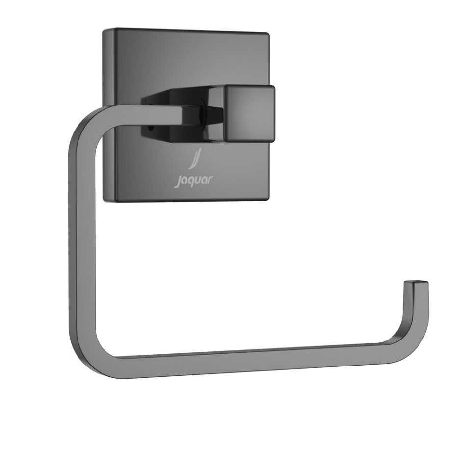 TOILET ROLL HOLDER - JAQUAR FAUCETS - ( BLACK CHROME - ACC. KUBIX PRIME - 0x0 mm - 0inchx0inch )