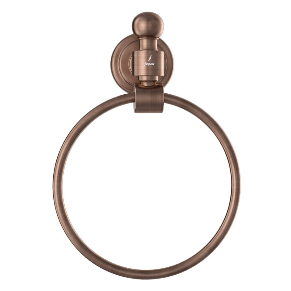 TOWEL RING - JAQUAR FAUCETS - ( ANTIQUE COPPER - QUEENS ACC. - 0x0 mm - 0inchx0inch )