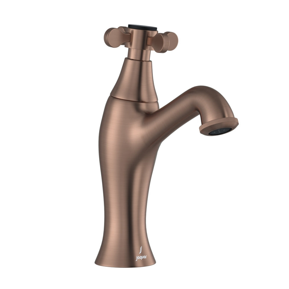 PILLAR COCK - JAQUAR FAUCETS - ( ANTIQUE COPPER - QUEENS PRIME - 0x15 mm - 0inchX0.5inch )