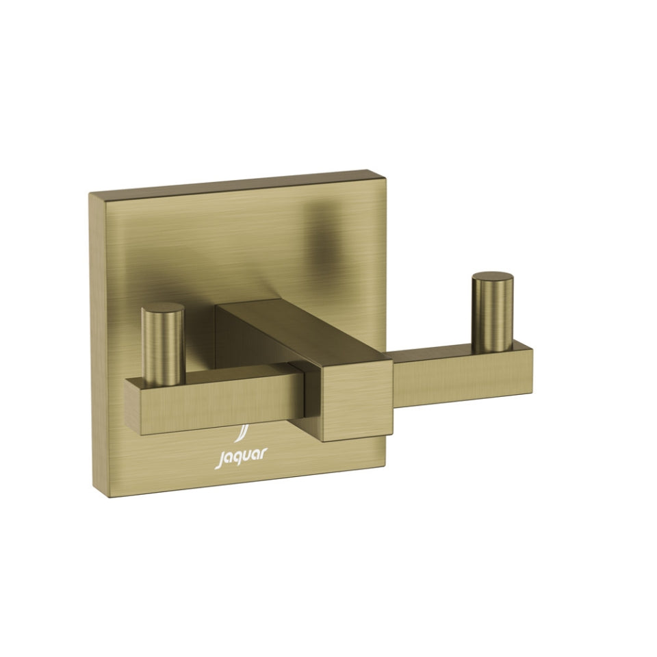 DOUBLE HOOK - JAQUAR FAUCETS - ( ANTIQUE BRONZE - ACC. KUBIX PRIME - 0x0 mm - 0inchx0inch )