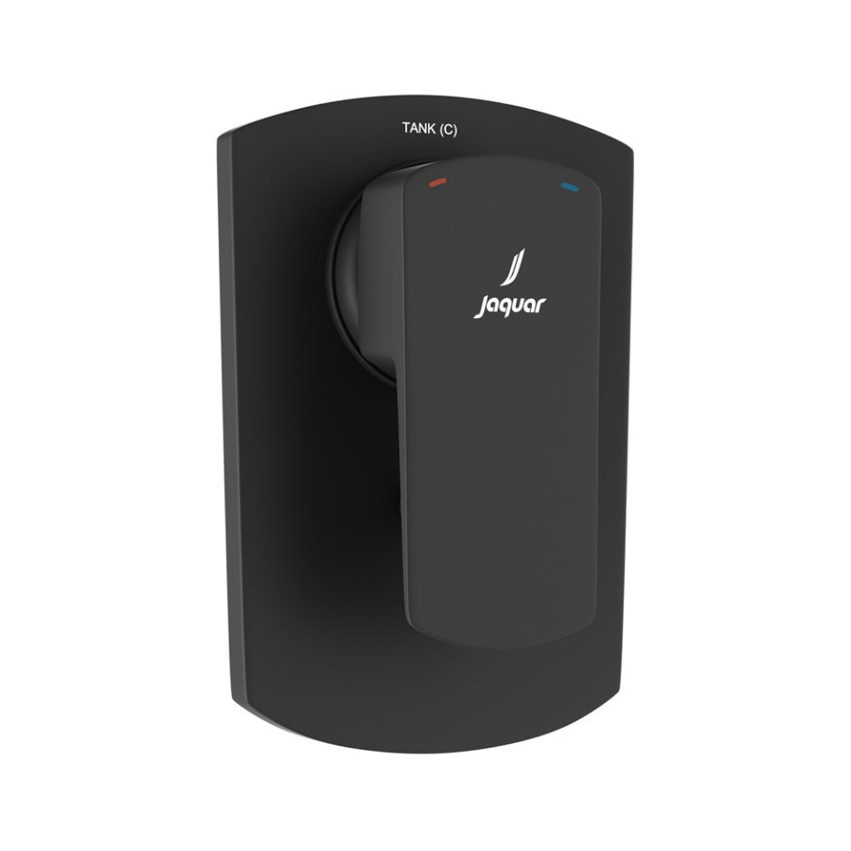 3-INLET SINGLE LEVER CONCEALED DIVERTER - JAQUAR FAUCETS - ( BLACK MATT - KUBIX PRIME - 0x15 mm - 0inchX0.5inch )