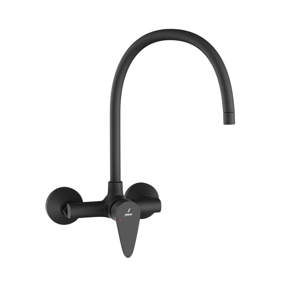 SINGLE LEVER SINK MIXER - JAQUAR FAUCETS - ( BLACK MATT - VIGNETTE PRIME - 0x15 mm - 0inchX0.5inch )