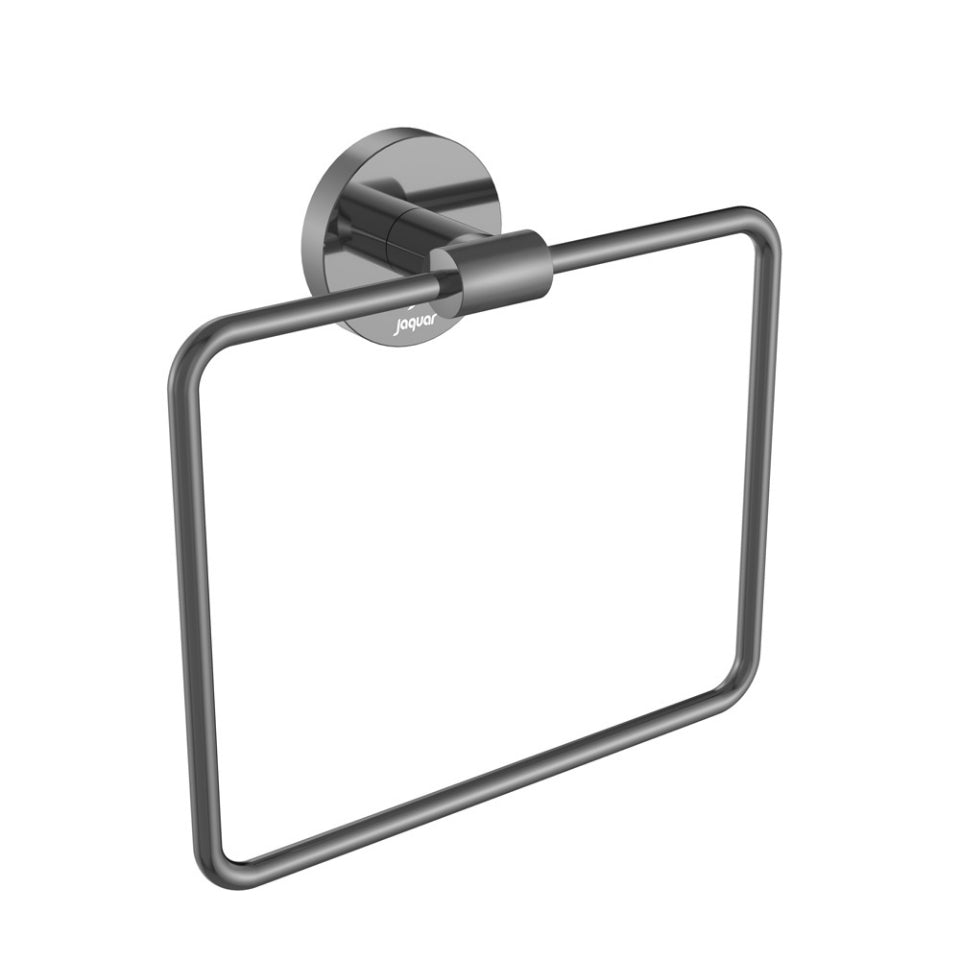 TOWEL RING SQUARE - JAQUAR FAUCETS - ( BLACK CHROME - CONTINENTAL ACC. - 0x0 mm - 0inchx0inch )