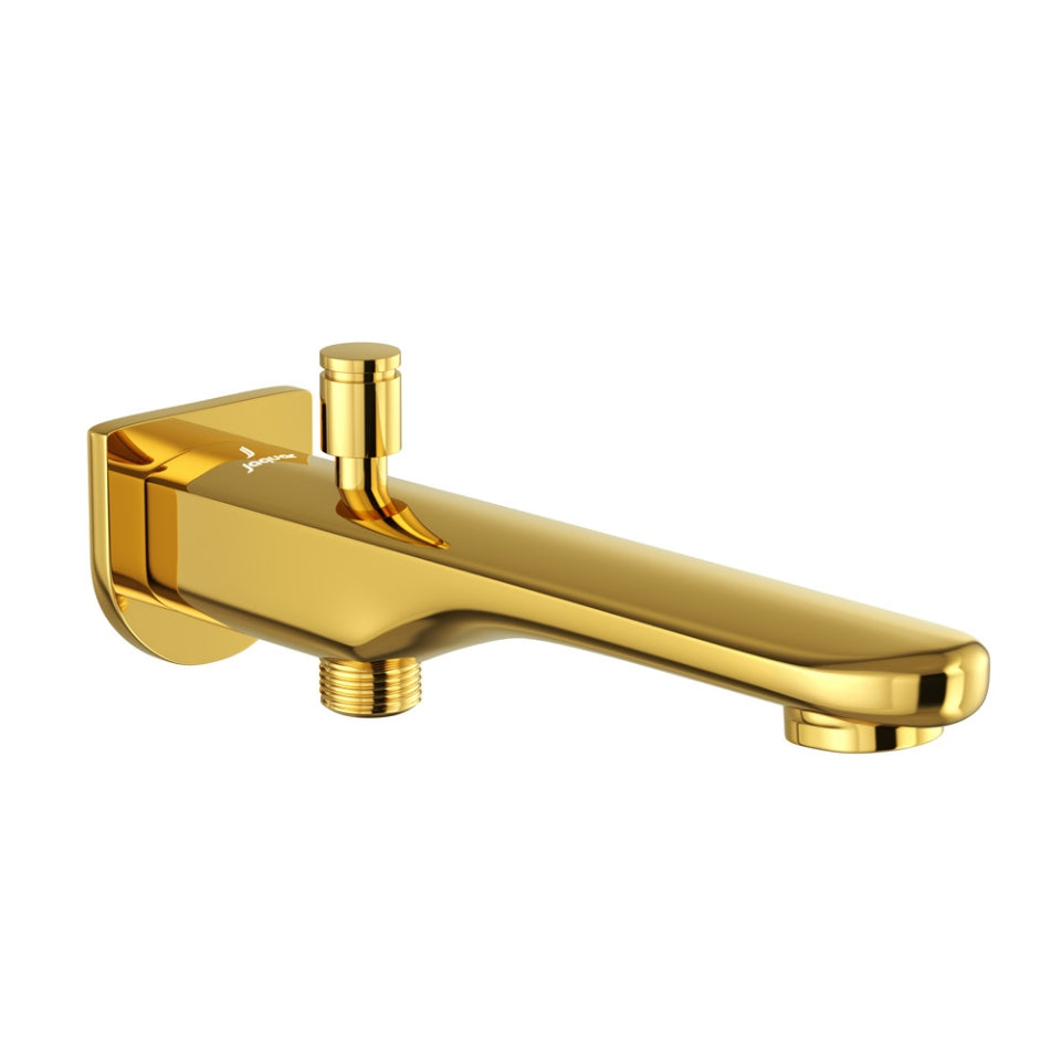 OPAL PRIME BATH TUB SPOUT WITH BUTTON - JAQUAR FAUCETS - ( GOLD BRIGHT PVD - SPOUT - 0x15 mm - 0inchX0.5inch )