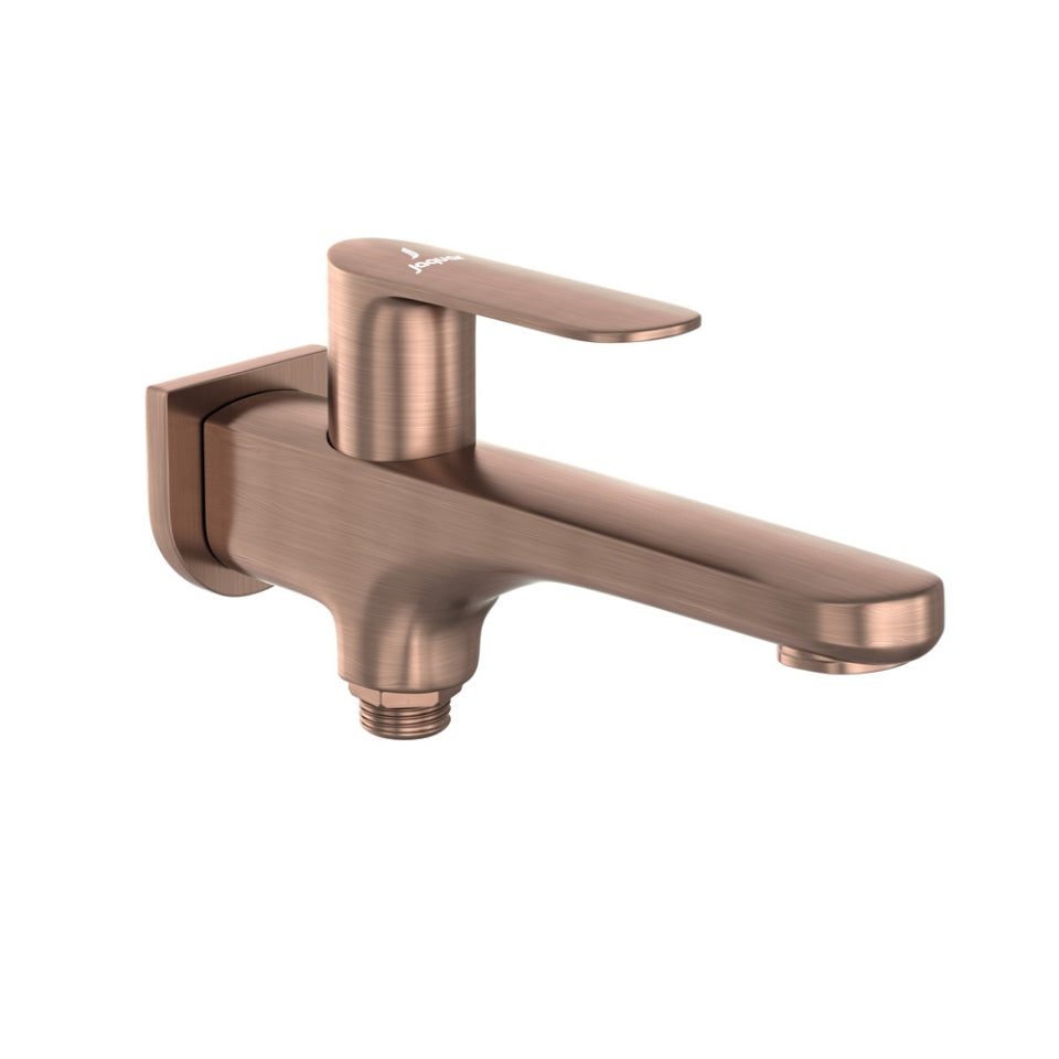 2 WAY BIB COCK WITH WALL FLANGE - JAQUAR FAUCETS - ( ANTIQUE COPPER - OPAL PRIME - 0x15 mm - 0inchX0.5inch )