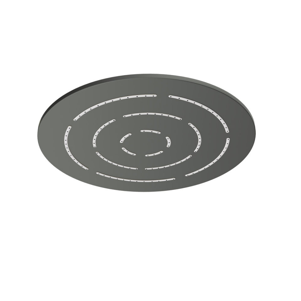 MAZE OVERHEAD SHOWER 150mm ROUND SHAPE - JAQUAR FAUCETS - ( GRAPHITE - OVERHEAD SHOWER - 150x15 mm - 6inchX0.6inch )