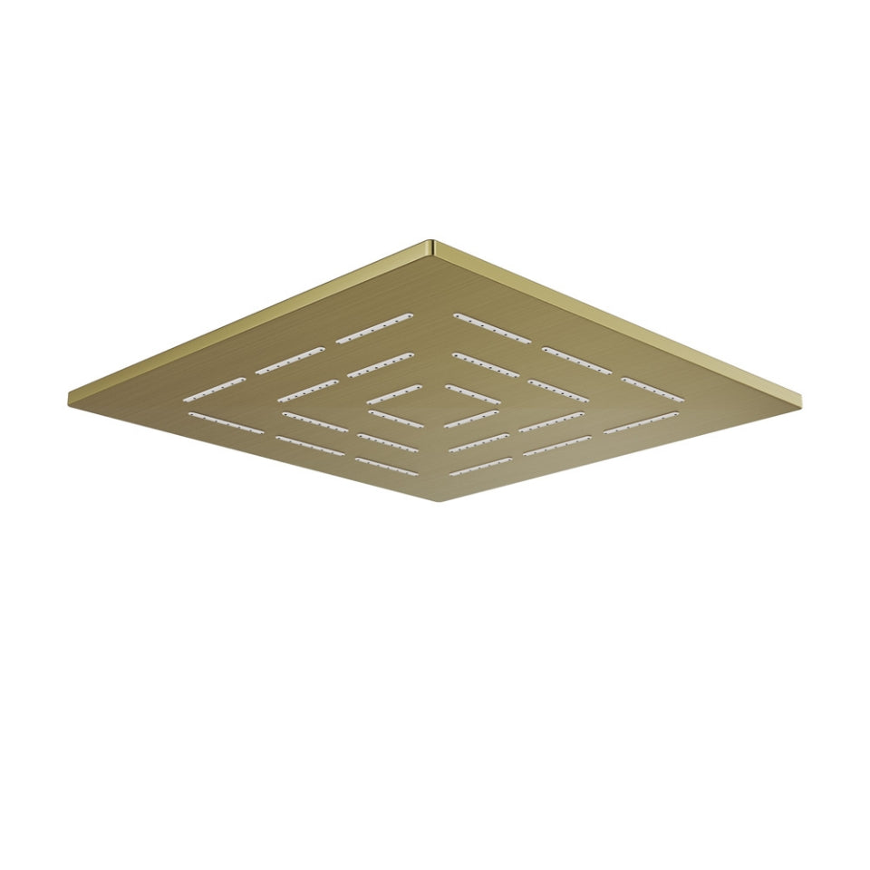 MAZE SQUARE 9.5 - JAQUAR FAUCETS - ( ANTIQUE BRONZE - OVERHEAD SHOWER - 15x240 mm - 0.5inchX9.5inch )