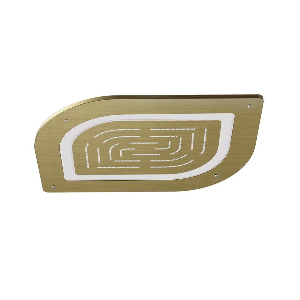 MAZE ALIVE PRIME SINGLE FUN.450X350 - JAQUAR FAUCETS - ( ANTIQUE BRONZE - OVERHEAD SHOWER - 0x15 mm - 0inchX0.5inch )