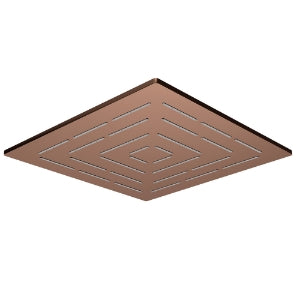 MAZE OVERHEAD SHOWER SQUARE SHAPE - JAQUAR FAUCETS - ( BLUSH GOLD PVD - OVERHEAD SHOWER - 300x300 mm - 12inchX12inch )