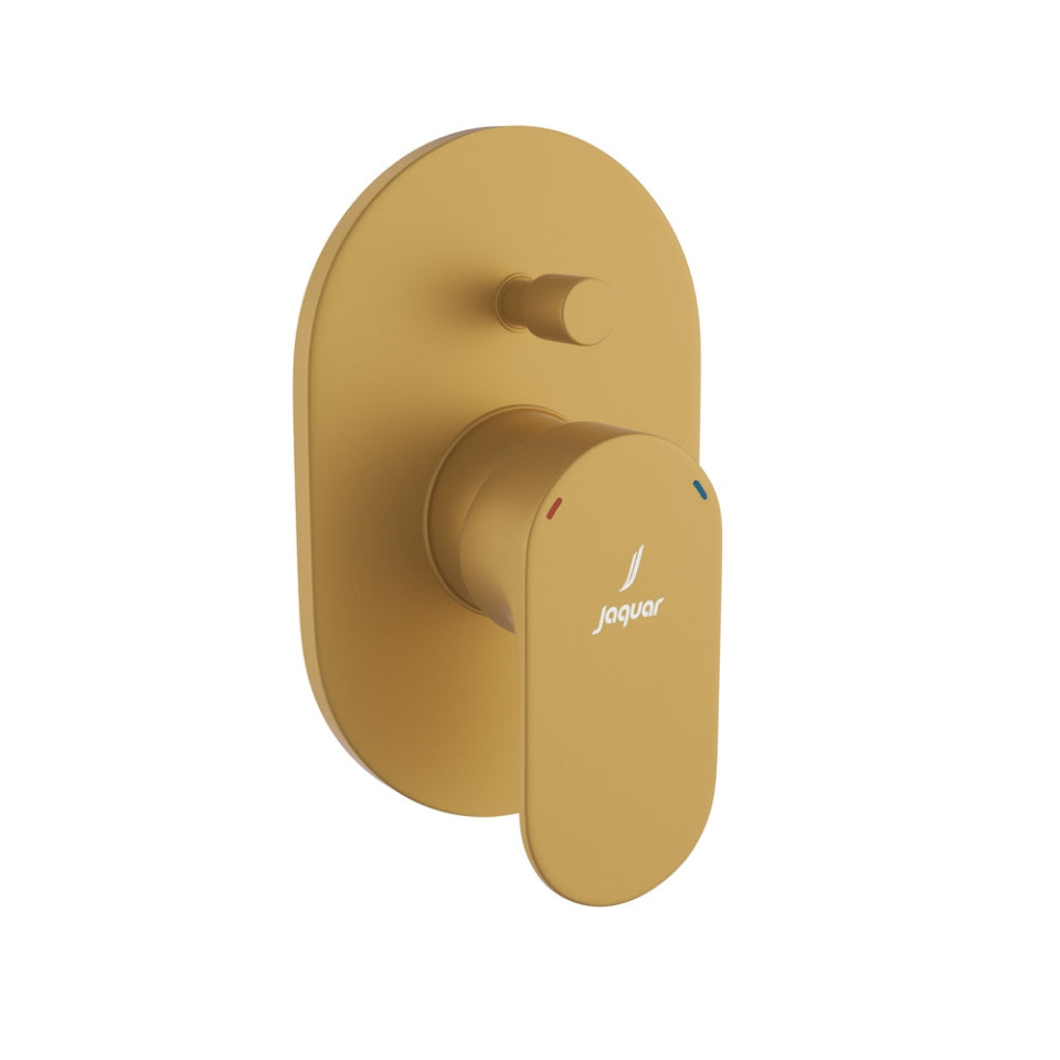 S.L.EXPOSED PARTS DIV KIT HIGH FLOW - JAQUAR FAUCETS - ( GOLD MATT PVD - OPAL PRIME - 0x15 mm - 0inchX0.5inch )