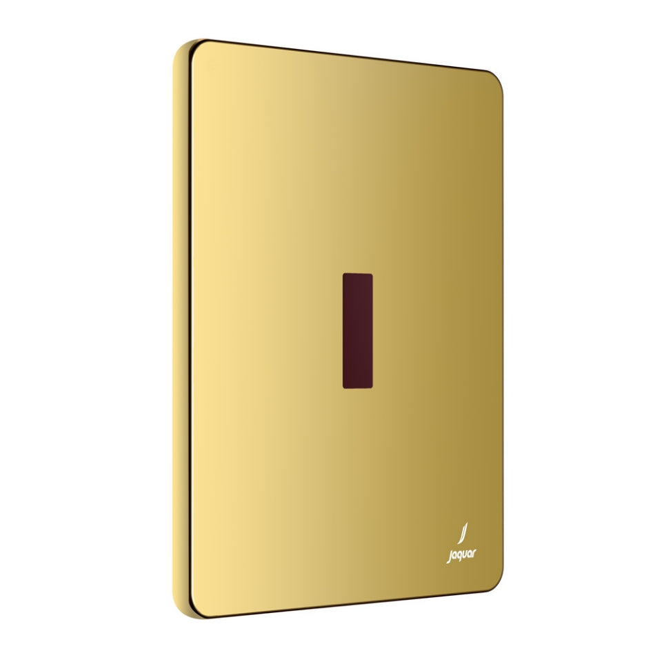 EXPOSED PART KIT OF URINAL SENSOR CONSISTING OF WALL FLANGE WITH SENSOR EYE - JAQUAR FAUCETS - ( GOLD BRIGHT PVD - SENSOR FAUCETS - 0x15 mm - 0inchX0.5inch )
