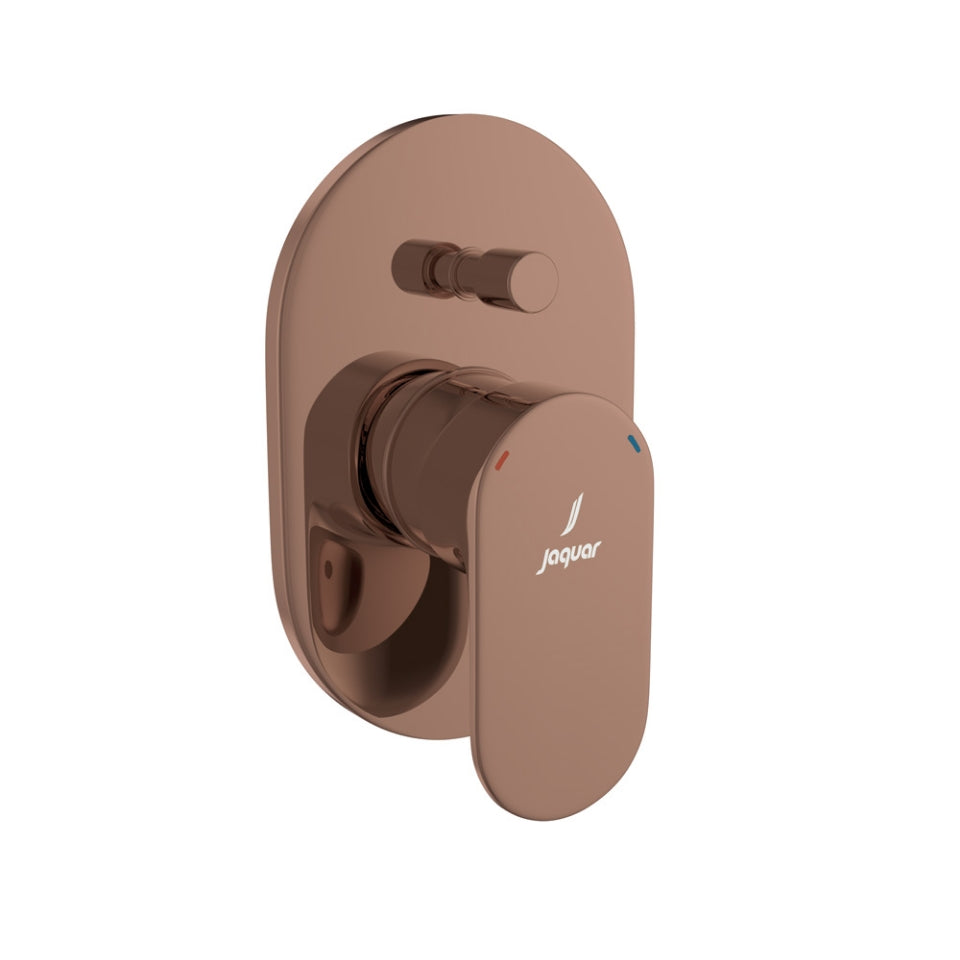 SINGLE LEVER EXPOSED PARTS KIT OF HI-FLOW DIVERTER - JAQUAR FAUCETS - ( BLUSH GOLD PVD - OPAL PRIME - 0x15 mm - 0inchX0.5inch )