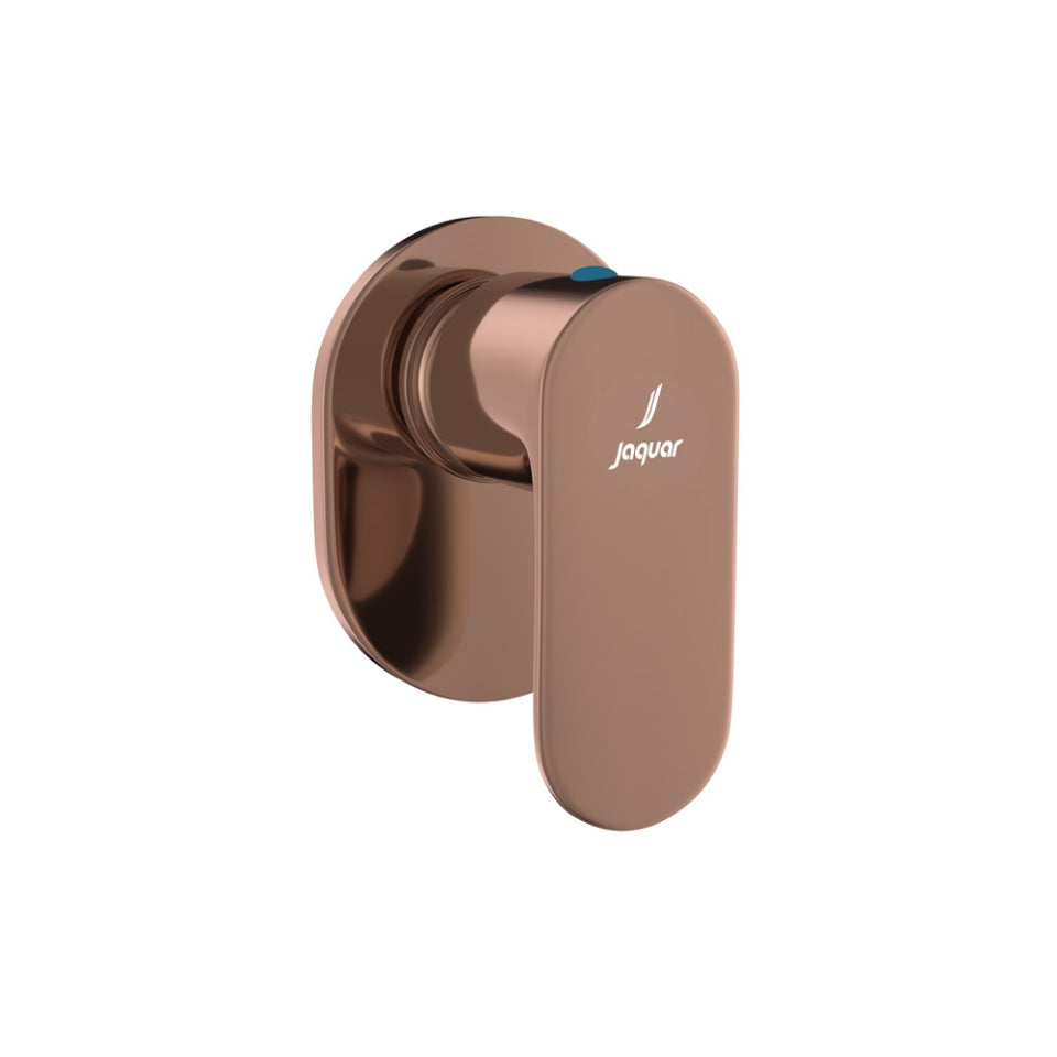 EXPOSED PART KIT OF CONCEALED STOP COCK & FLUSH COCK - JAQUAR FAUCETS -  ( BLUSH GOLD PVD - OPAL PRIME - 0x15 mm - 0inchX0.5inch )