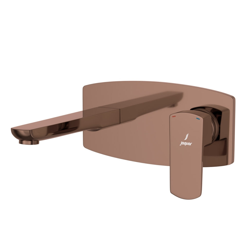 EXPOSED PART KIT OF SINGLE LEVER BASIN MIXER - JAQUAR FAUCETS - ( BLUSH GOLD PVD - KUBIX PRIME - 0x15 mm - 0inchX0.5inch )
