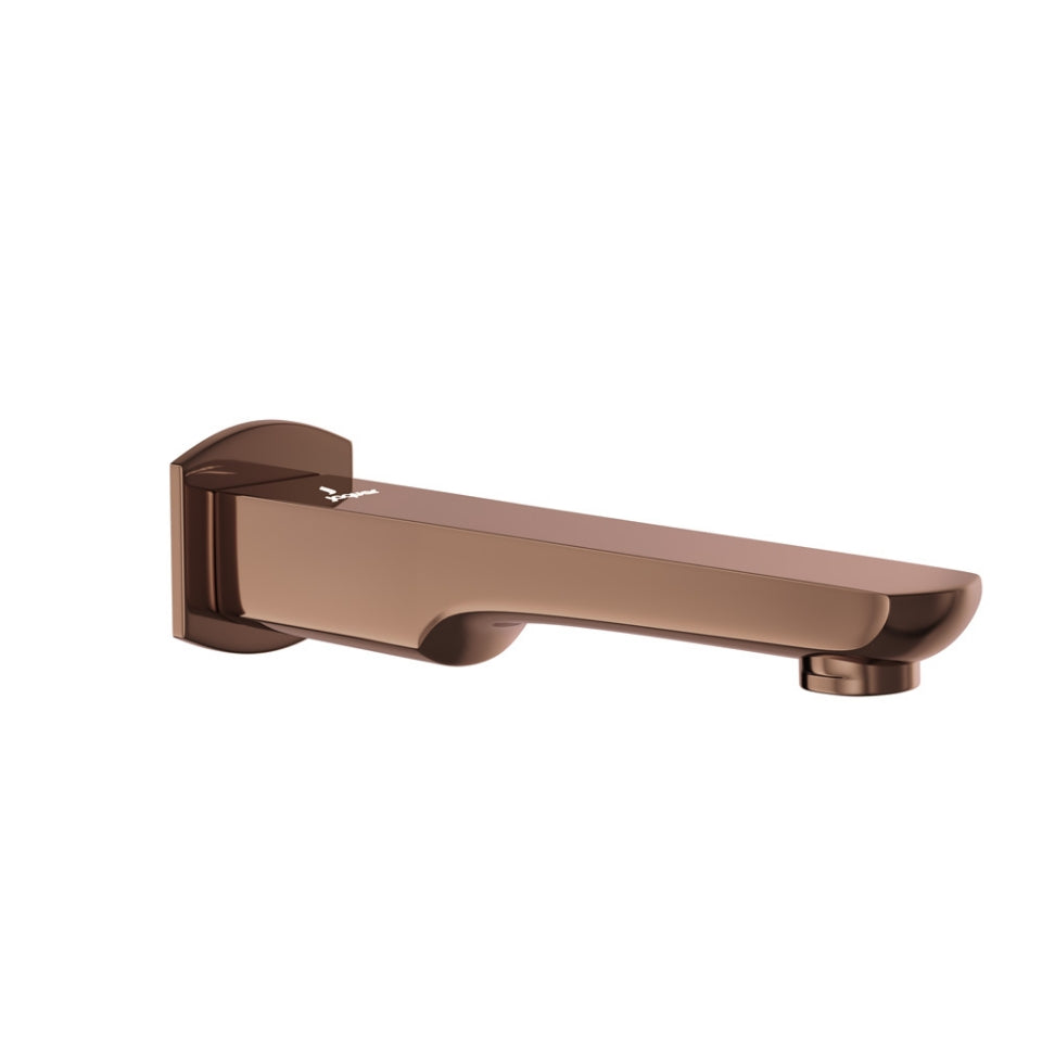 BATH TUB SPOUT WITH WALL FLANGE - JAQUAR FAUCETS -  ( BLUSH GOLD PVD - KUBIX PRIME - 0x15 mm - 0inchX0.5inch )