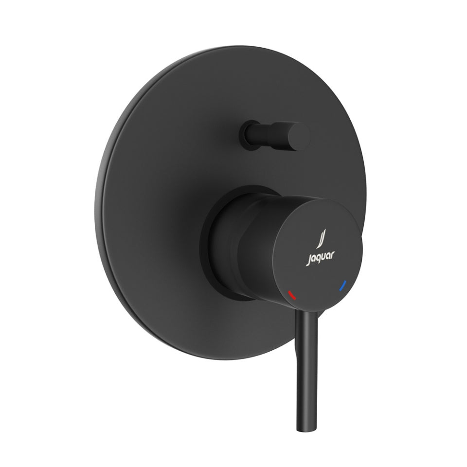 SINGLE LEVER EXPOSED PARTS KIT OF HI-FLOW DIVERTER - JAQUAR FAUCETS - ( BLACK MATT - FLORENTINE PRIME - 0x15 mm - 0inchX0.5inch )