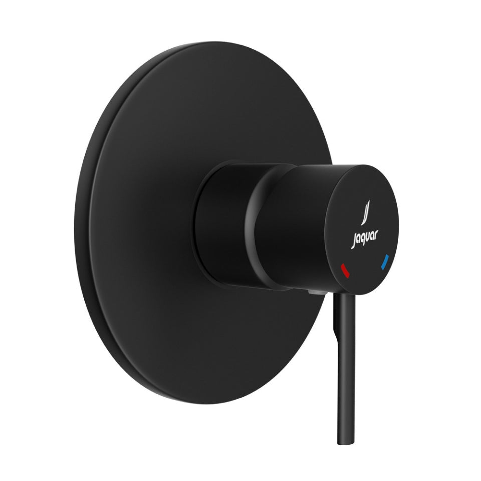 EXPOSED PARTS KIT OF SINGLE LEVER SHOWER MIXER - JAQUAR FAUCETS - ( BLACK MATT - FLORENTINE PRIME - 0x15 mm - 0inchX0.5inch )