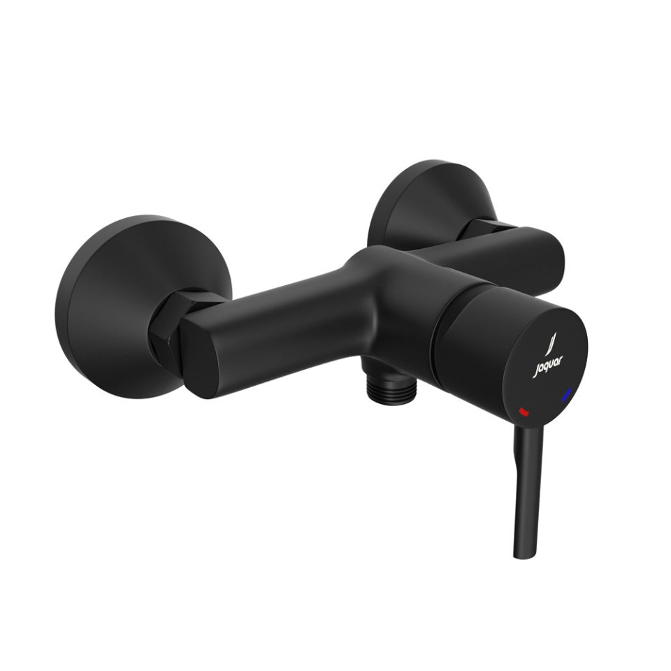SINGLE LEVER EXPOSED SHOWER MIXER - JAQUAR FAUCETS - ( BLACK MATT - FLORENTINE PRIME - 0x15 mm - 0inchX0.5inch )
