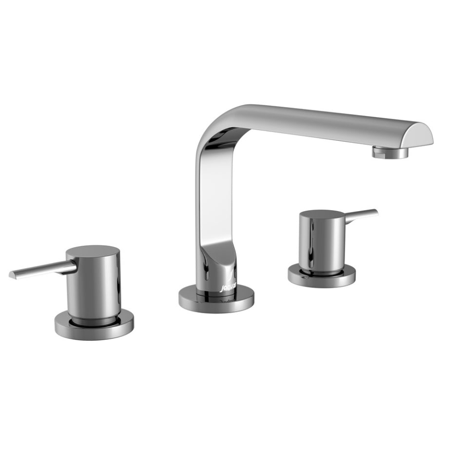 3-HOLE BASIN MIXER ROUND SPOUT - JAQUAR FAUCETS - ( CHROME - FLORENTINE PRIME - 0x15 mm - 0inchX0.5inch )