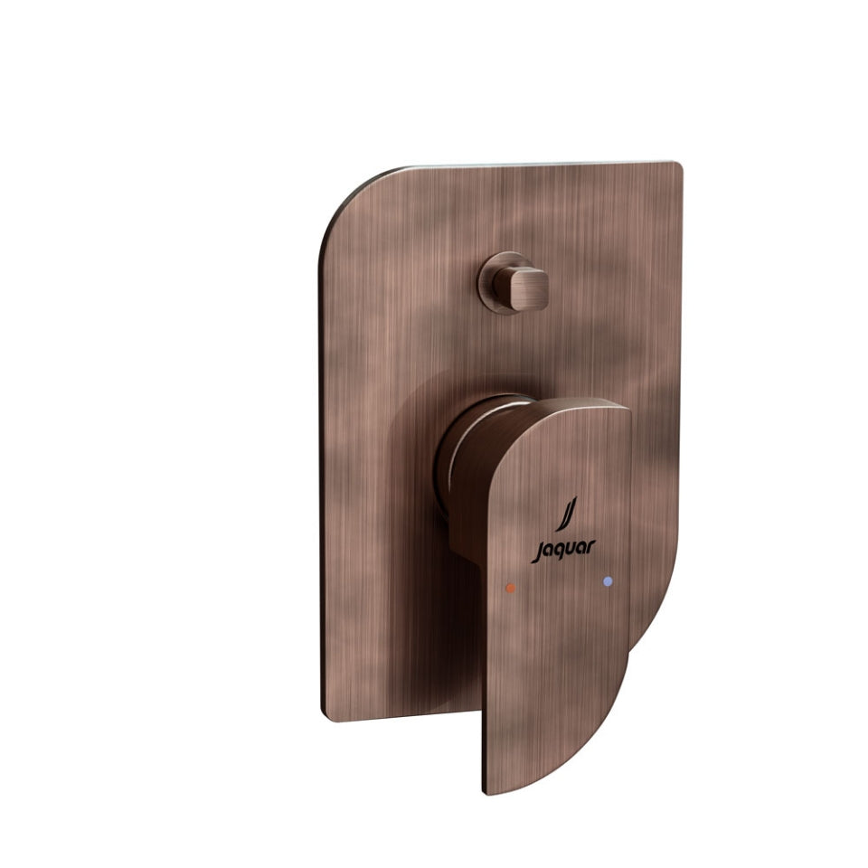 S.L.EXPOSED PARTS DIV KIT BUTTON ON TOP - JAQUAR FAUCETS - ( ANTIQUE COPPER - ALIVE - 0x15 mm - 0inchX0.5inch )