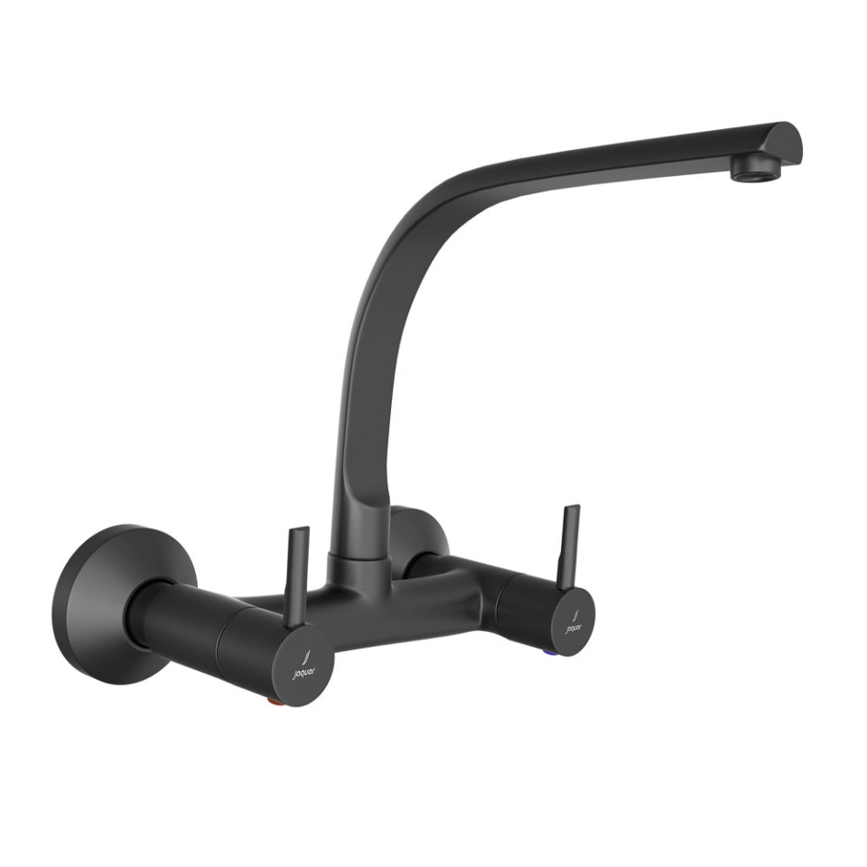 SINK MIXER WITH REGULAR SWINGING SPOUT W/M - JAQUAR FAUCETS - ( BLACK MATT - FLORENTINE PRIME - 0x15 mm - 0inchX0.5inch )