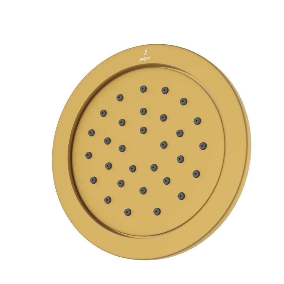 BODY SHOWER 120MM DIA ROUND SHAPE - JAQUAR FAUCETS - ( GOLD MATT PVD - BODY SHOWER - 0x120 mm - 0inchX4.8inch )