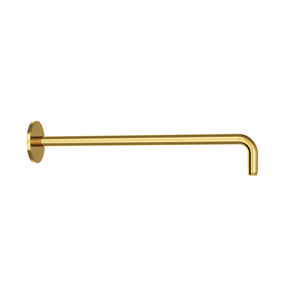 ROUND SHOWER ARM WITH FLANGE - JAQUAR FAUCETS - ( GOLD BRIGHT PVD - SHOWER ACC. - 600x20 mm - 24inchX0.8inch )