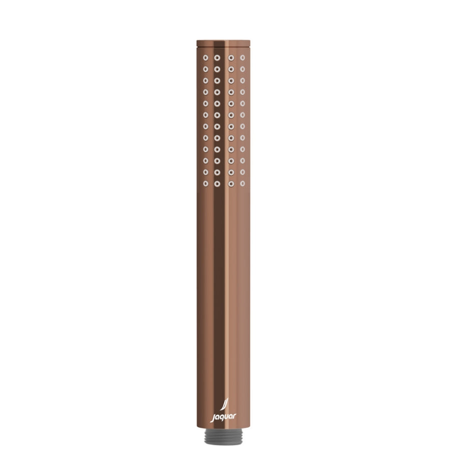 HAND SHOWER 24MM ROUND SHAPE SINGLE FLOW WITH RUBIT CLEANING SYSTEM - JAQUAR FAUCETS - ( BLUSH GOLD PVD - MAZE SHOWER - 0x0 mm - 0inchX0inch )