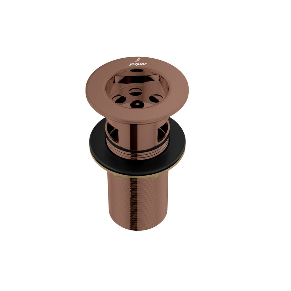 WASTE COUPLING H/T 130MM - JAQUAR FAUCETS - ( BLUSH GOLD PVD - ALLIED - 125x32 mm - 5inchX1.28inch )
