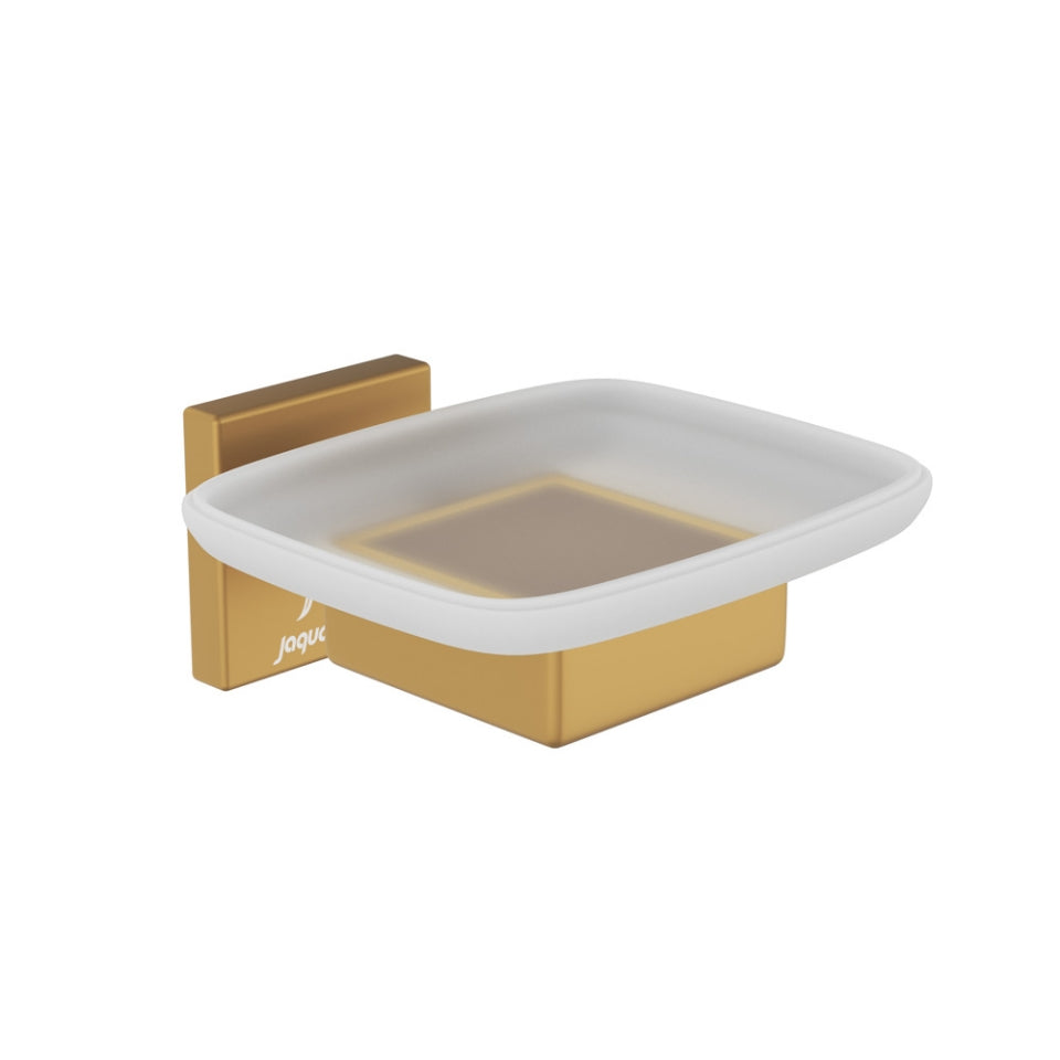 SOAP DISH HOLDER - JAQUAR FAUCETS - ( GOLD MATT PVD - ACC. KUBIX PRIME - 0x0 mm - 0inchx0inch )