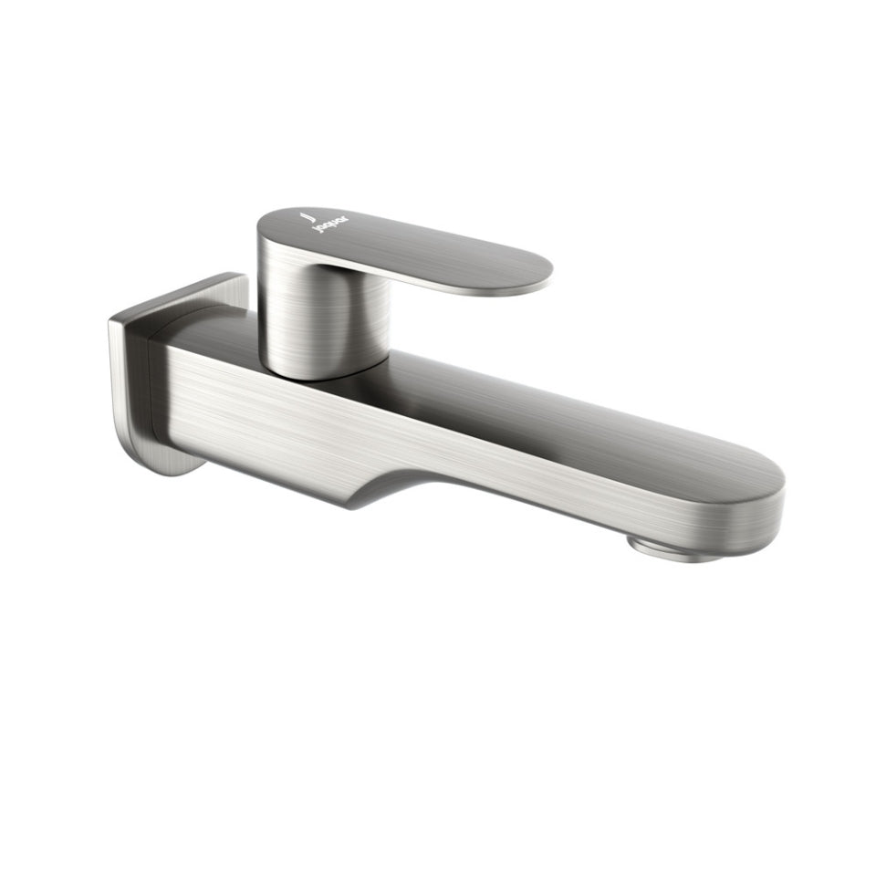 BIB COCK WITH FLANGE - JAQUAR FAUCETS - ( STAINLESS STEEL - OPAL PRIME - 0x15 mm - 0inchX0.5inch )