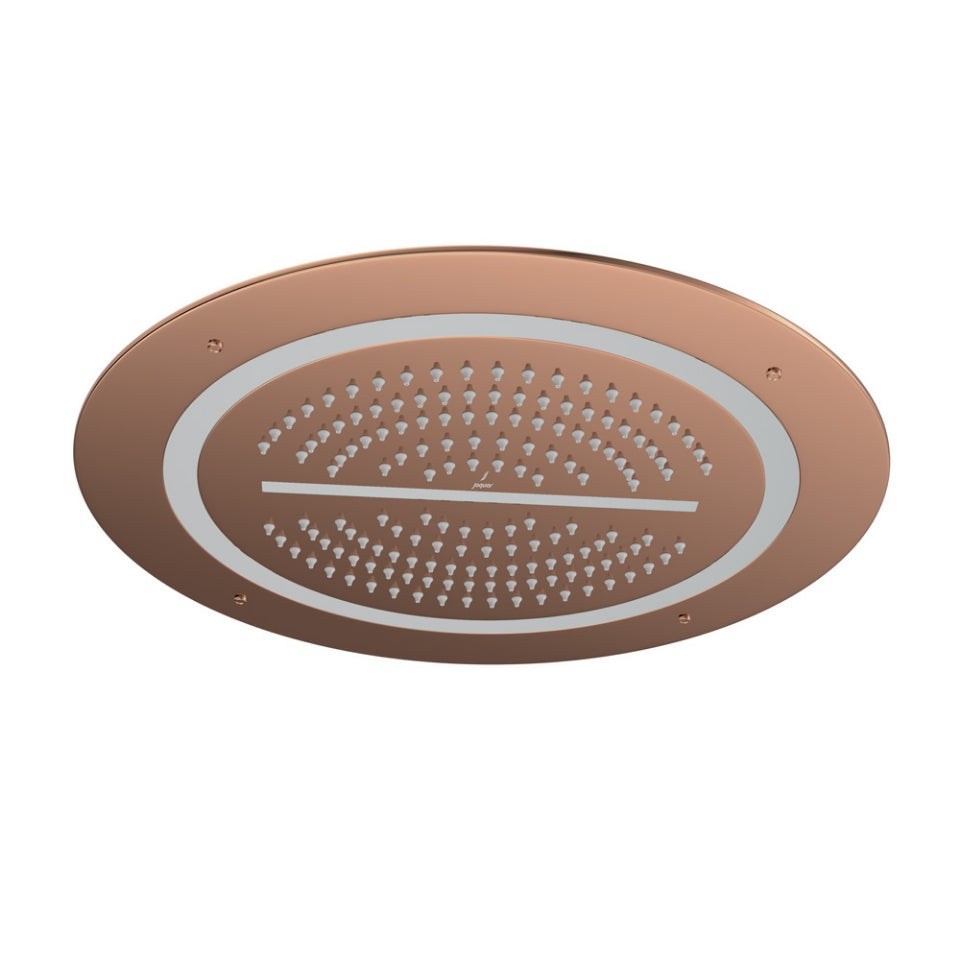 DUOFLO SHOWER ROUND SHAPE - JAQUAR FAUCETS - ( BLUSH GOLD PVD - OVERHEAD SHOWER - 0x0 mm - 0inchx0inch )