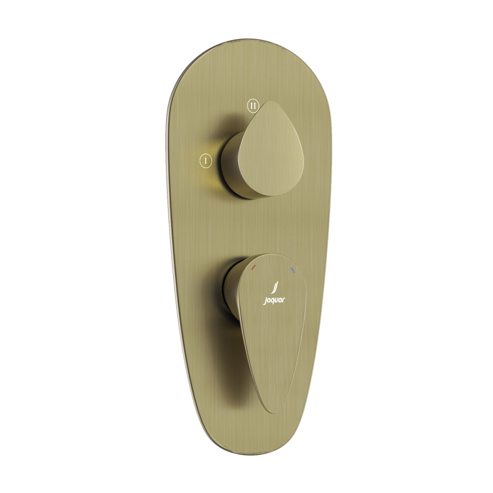 AQUAMAX EXPOSED PART KIT OF SINGLE LEVER SHOWER MIXER WITH 3-WAY DIVERTER AND SLEEVE (COMPATIBLE WITH ALD-783N) - JAQUAR FAUCETS - ( ANTIQUE BRONZE - VIGNETTE PRIME - 0x15 mm - 0inchX0.5inch )