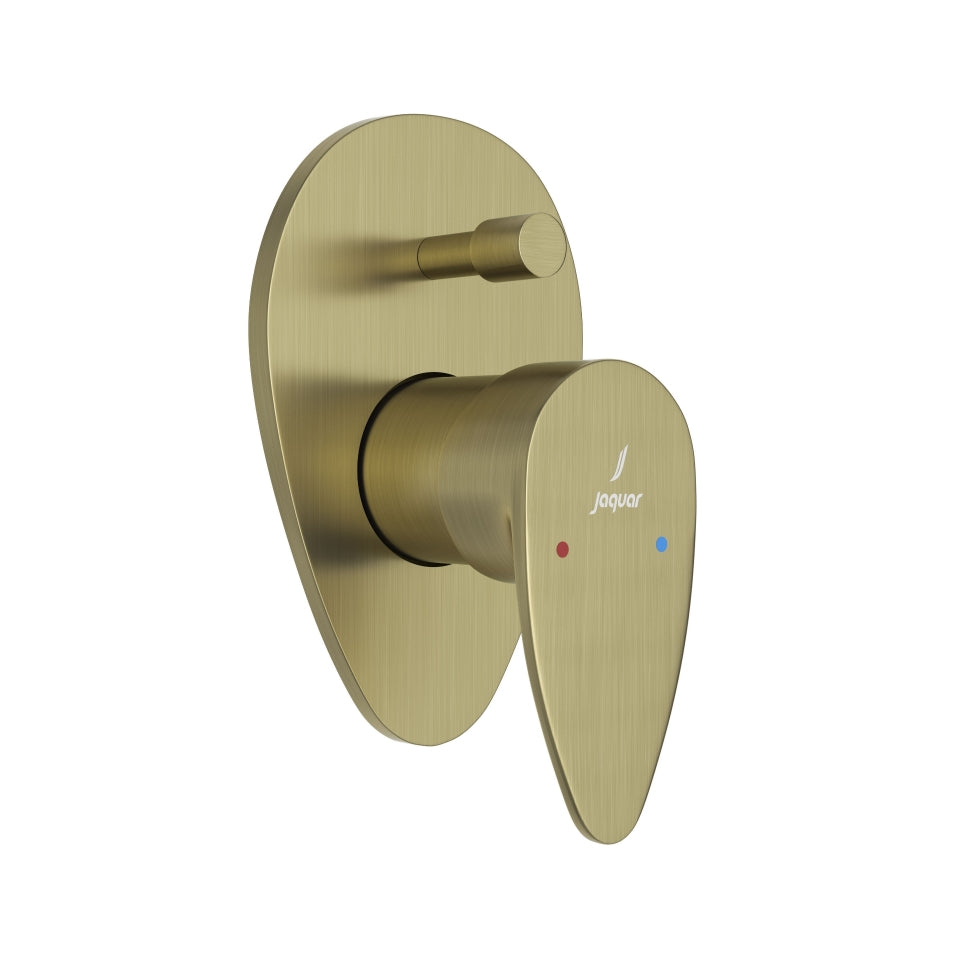 SINGLE LEVER CONCEALED HIGH FLOW DIVERTER - JAQUAR FAUCETS - ( ANTIQUE BRONZE - VIGNETTE PRIME - 0x15 mm - 0inchX0.5inch )