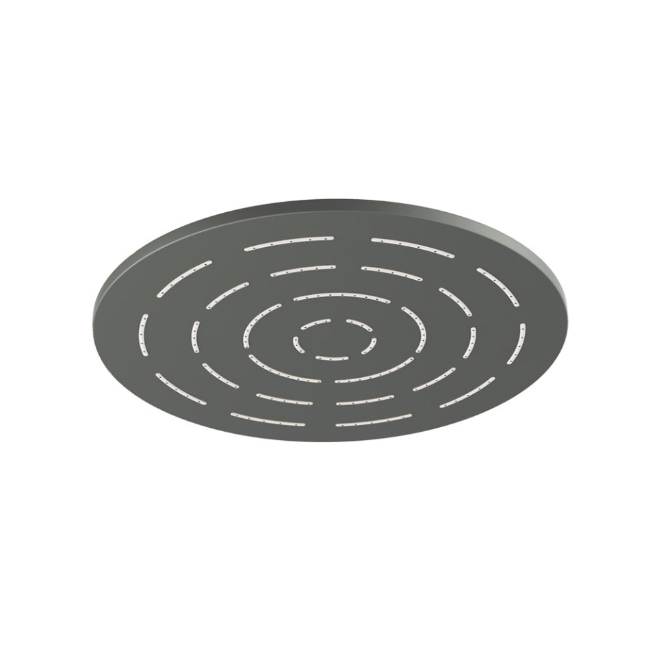 SINGLE FUNCTION MAZE OVERHEAD SHOWER ROUND SHAPE - JAQUAR FAUCETS - ( GRAPHITE - OVERHEAD SHOWER - 0x0 mm - 0inchX0inch )