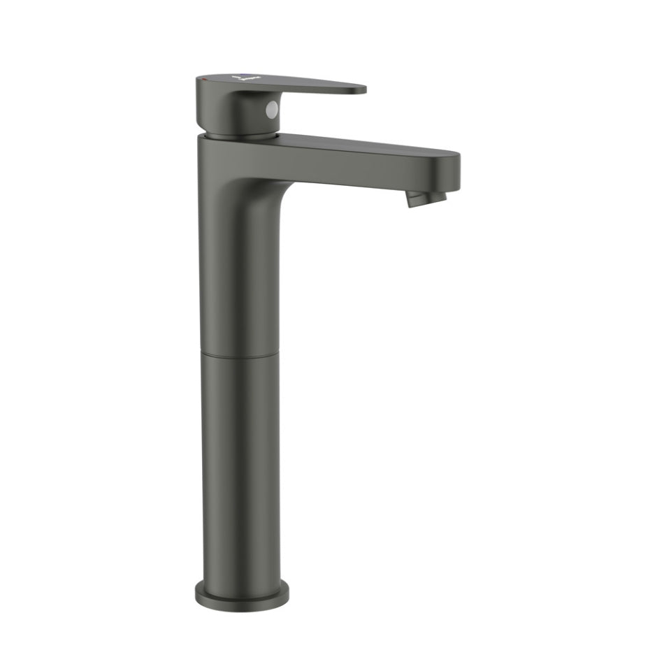 S.L. B/MIXER 150MM EXTD BRAIDED PIPES - JAQUAR FAUCETS - ( GRAPHITE - VIGNETTE PRIME - 0x15 mm - 0inchX0.5inch )
