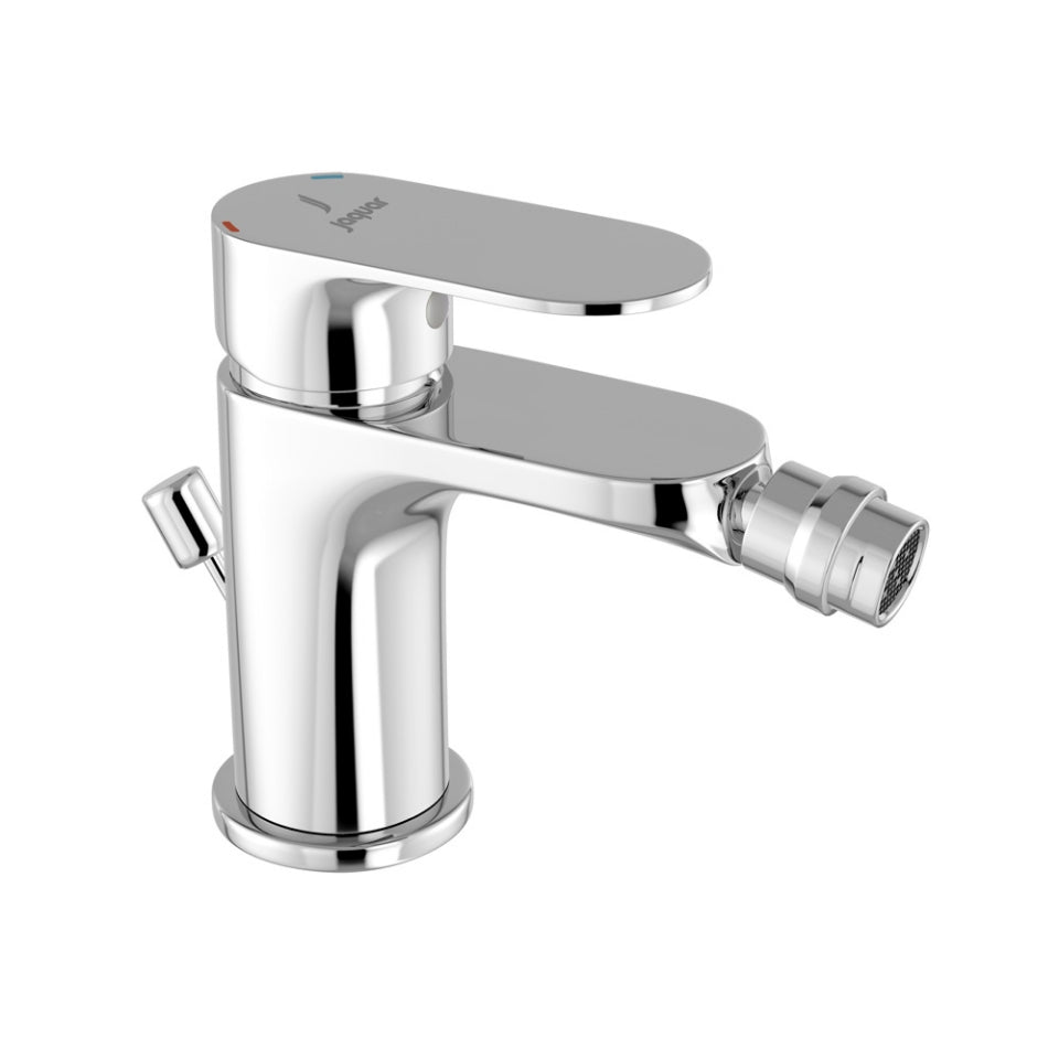 SINGLE LEVER 1-HOLE BIDET MIXER WITH POPUP WASTE - JAQUAR FAUCETS - ( CHROME - - 0x0 mm - 0inchX0inch )