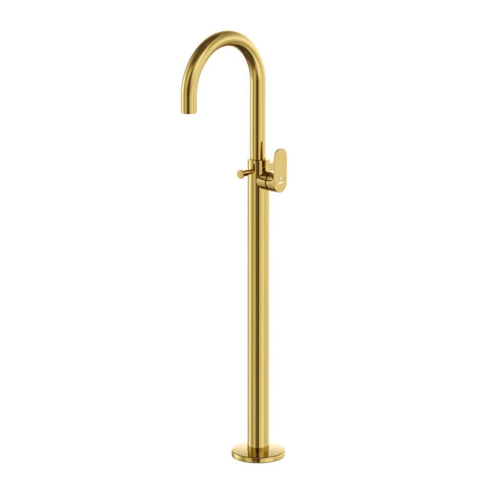 EXPOSED PARTS OF FLOOR MOUNTED SL BATH MIXER - JAQUAR FAUCETS - ( GOLD BRIGHT PVD - OPAL PRIME - 0x15 mm - 0inchX0.5inch )