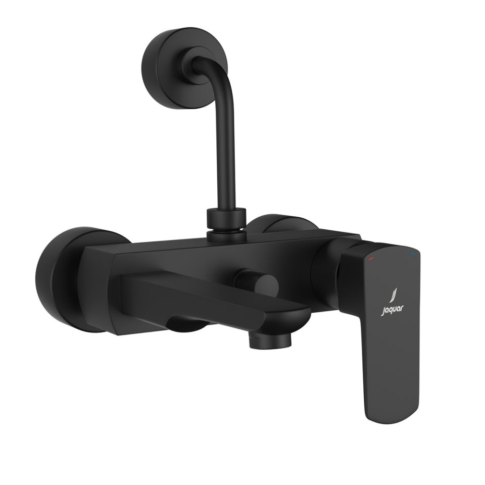 S.L. WALL MIXER WITH UPPER BEND - JAQUAR FAUCETS - ( CHROME - KUBIX PRIME - 0x15 mm - 0inchX0.5inch )